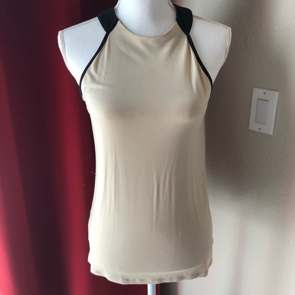 Ann Taylor Sleeveless color block top*